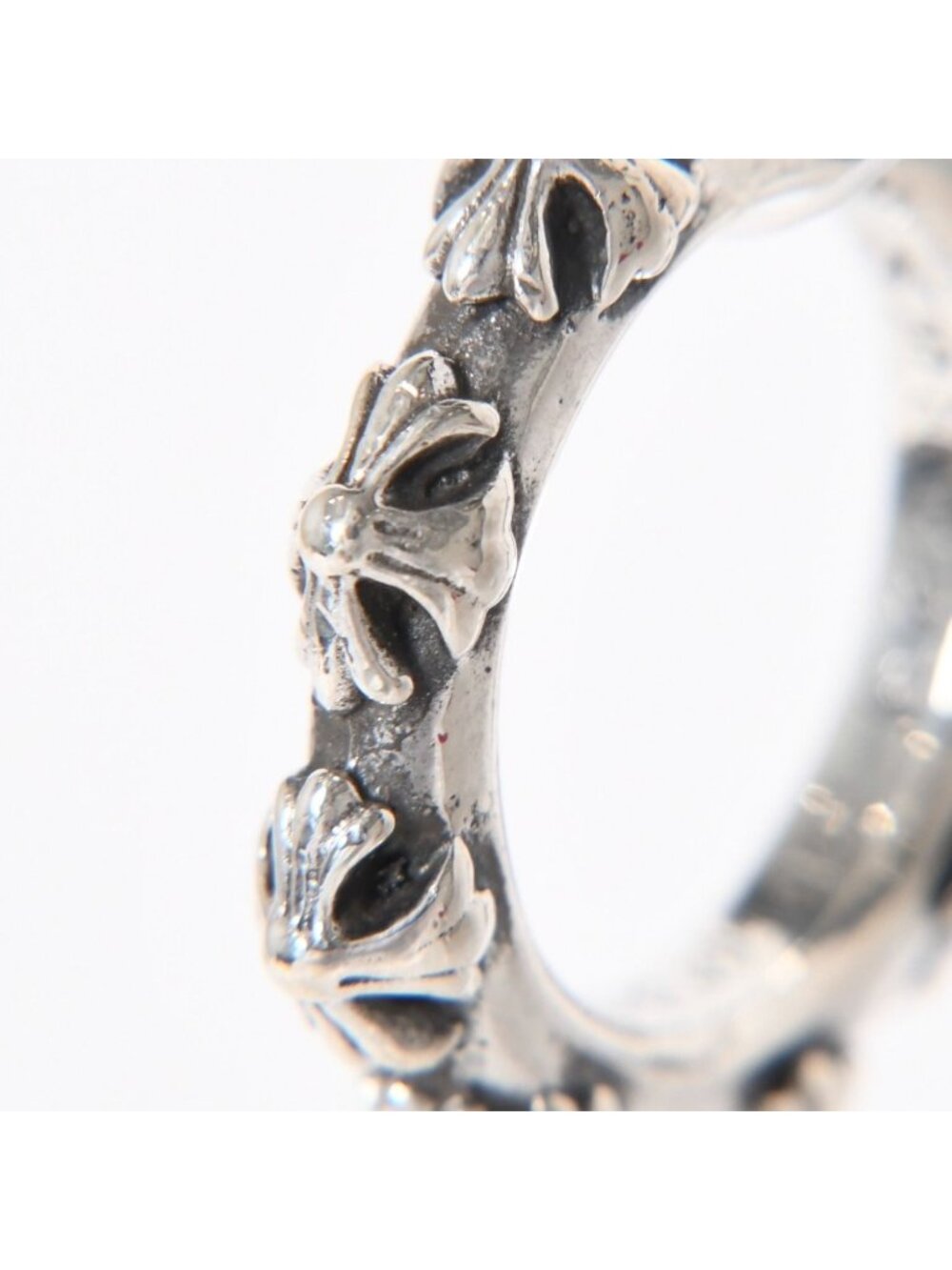 Chrome Hearts Cross Band Ring 925 Sterling Silver - Picture 3 of 7